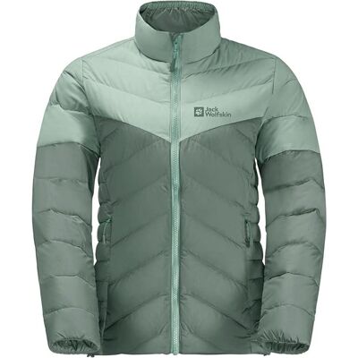 Kurtka Jack Wolfskin Tundra Down damska puchowa pikowana zielona-XXL Kurtka Jack Wolfskin Tundra Down damska puchowa pikowana zielona-XXL