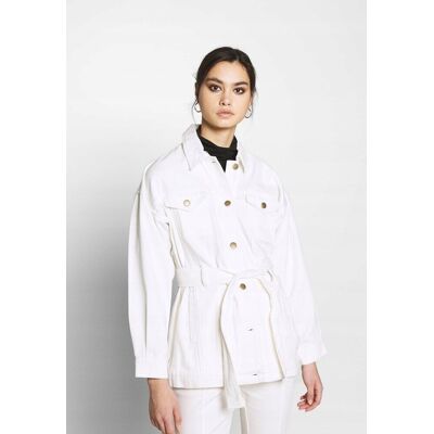 Inny producent Kurtka Jeansowa Biała Who What Wear 40 2Z7D5_C* Inny producent Kurtka Jeansowa Biała Who What Wear 40 2Z7D5_C*