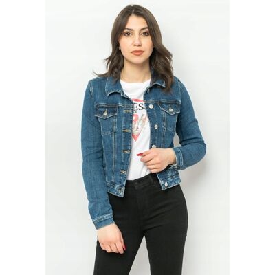 KURTKA JEASNOWA DAMSKA GUESS W2GN0E D4LU3 GRANATOWA - XS KURTKA JEASNOWA DAMSKA GUESS W2GN0E D4LU3 GRANATOWA - XS