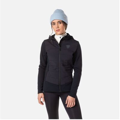 Kurtka outdoorowa damska Rossignol W Classique Hybrid Clim czarny XL Kurtka outdoorowa damska Rossignol W Classique Hybrid Clim czarny XL