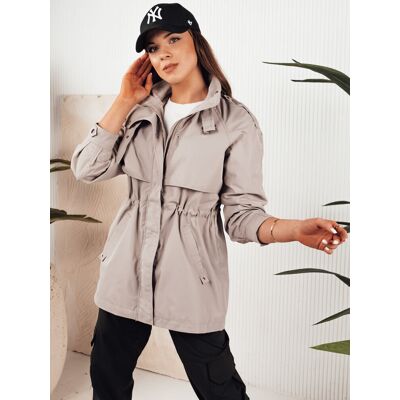 Inny producent Kurtka parka damska TILAN beżowa Dstreet TY4275-L Inny producent Kurtka parka damska TILAN beżowa Dstreet TY4275-L