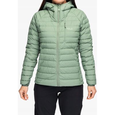Inny producent Kurtka puchowa damska RAB Microlight Windstopper Hoody - ciemny figowy zielony - rozmiar 12 (M) Inny producent Kurtka puchowa damska RAB Microlight Windstopper Hoody - ciemny figowy zielony - rozmiar 12 (M)