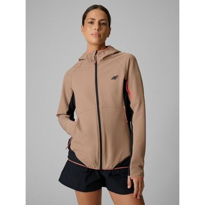 Kurtka softshell wiatroodporna damska 4F 4FRSS26TSOFF645-83S Brązowy M Kurtka softshell wiatroodporna damska 4F 4FRSS26TSOFF645-83S Brązowy M
