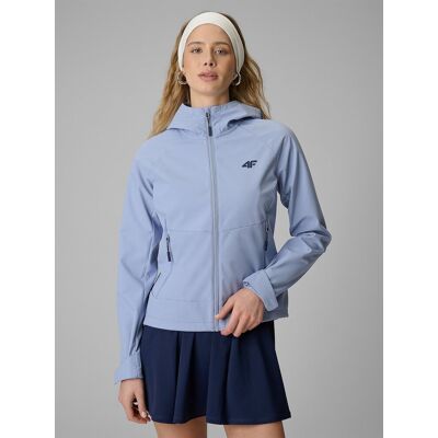 Kurtka softshell wiatroodporna membrana 5000 damska 4F 4FWSS26TSOFF546-34S Niebieski M Kurtka softshell wiatroodporna membrana 5000 damska 4F 4FWSS26TSOFF546-34S Niebieski M