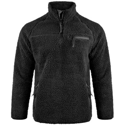Brandit Kurtka Teddyfleece Troyer Black-Xl Brandit Kurtka Teddyfleece Troyer Black-Xl