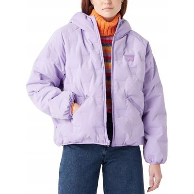 Kurtka Wrangler LOGO PUFFER W4N0X7P54 Purple XXS Kurtka Wrangler LOGO PUFFER W4N0X7P54 Purple XXS