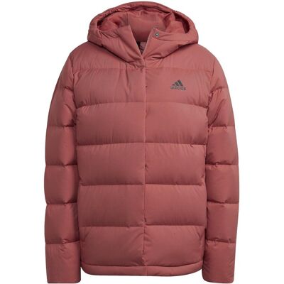 Kurtka z kapturem damska adidas HELIONIC DOWN różowa HG8745-M Kurtka z kapturem damska adidas HELIONIC DOWN różowa HG8745-M