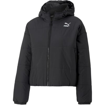 Kurtka z kapturem damska Puma CLASSICS PADDED czarna 53557601-L Kurtka z kapturem damska Puma CLASSICS PADDED czarna 53557601-L