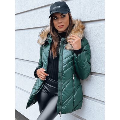 Inny producent Kurtka zimowa damska pikowana SOLARIS zielona Dstreet TY4008-XXL Inny producent Kurtka zimowa damska pikowana SOLARIS zielona Dstreet TY4008-XXL