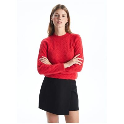 Inny producent LC WAIKIKI CZERWONY SWETER DAMSKI Z WARKOCZOWYM WZOREM Z GOLFEM M 5GA* Inny producent LC WAIKIKI CZERWONY SWETER DAMSKI Z WARKOCZOWYM WZOREM Z GOLFEM M 5GA*