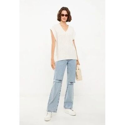 Inny producent LC WAIKIKI SWETER DAMSKI BEZ RĘKAWÓW WARKOCZOWY XS-S 5GA* Inny producent LC WAIKIKI SWETER DAMSKI BEZ RĘKAWÓW WARKOCZOWY XS-S 5GA*