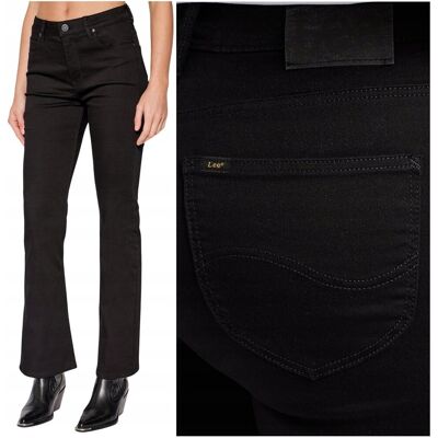Lee BREESE BOOT BOOTCUT rozszerzane czarne damskie spodnie jeansowe W34 L33 Lee BREESE BOOT BOOTCUT rozszerzane czarne damskie spodnie jeansowe W34 L33
