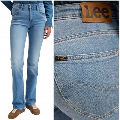Lee BREESE BOOT bootcut Shine rozszerzane damskie spodnie jeansowe W33 L33 Lee BREESE BOOT bootcut Shine rozszerzane damskie spodnie jeansowe W33 L33