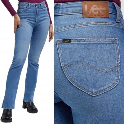 Lee Breese Boot Bootcut Wave Rozszerzane Damskie Spodnie Jeansowe W25 L31 Lee Breese Boot Bootcut Wave Rozszerzane Damskie Spodnie Jeansowe W25 L31