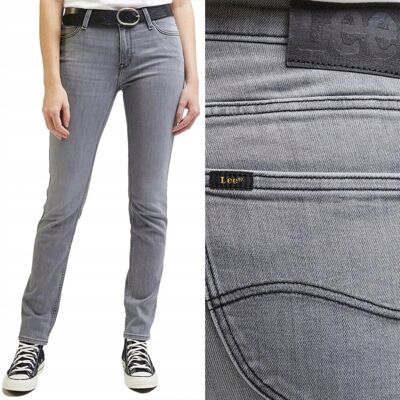 Lee ELLY SLIM Grey Veil PROSTE DOPASOWANE SZARY DżINS W29 L31 Lee ELLY SLIM Grey Veil PROSTE DOPASOWANE SZARY DżINS W29 L31