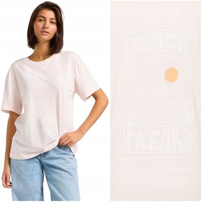Lee Graphic Tee Frost Pink luźna damska bawełniana koszulka t-shirt L Lee Graphic Tee Frost Pink luźna damska bawełniana koszulka t-shirt L