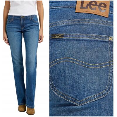 Lee JESSICA Strength rozszerzane niższe damskie spodnie jeansowe W29 L33 Lee JESSICA Strength rozszerzane niższe damskie spodnie jeansowe W29 L33