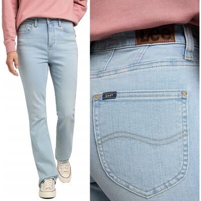Lee LEGENDARY BOOTCUT Extreme Light ROZSZERZANE WYŻSZY STAN JASNE W26 L33 Lee LEGENDARY BOOTCUT Extreme Light ROZSZERZANE WYŻSZY STAN JASNE W26 L33