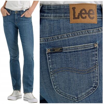 Lee LEGENDARY REGULAR STRAIGHT proste damskie spodnie jeansowe W30 L31 Lee LEGENDARY REGULAR STRAIGHT proste damskie spodnie jeansowe W30 L31