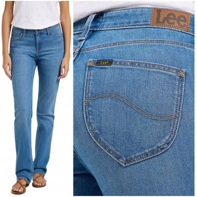 Lee MARION STRAIGHT Currents DżINS proste damskie spodnie jeansowe W29 L31 Lee MARION STRAIGHT Currents DżINS proste damskie spodnie jeansowe W29 L31