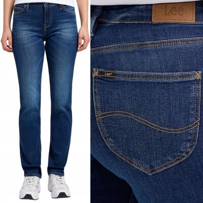 Lee MARION STRAIGHT Night Sky DżINS proste damskie spodnie jeansowe W30 L31 Lee MARION STRAIGHT Night Sky DżINS proste damskie spodnie jeansowe W30 L31