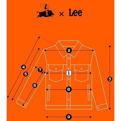 Lee RIDER JACKET Sienna Bright dopasowana damska katana kurtka jeansowa XS Lee RIDER JACKET Sienna Bright dopasowana damska katana kurtka jeansowa XS