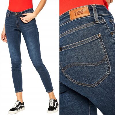 Lee SCARLETT SKINNY Dark Ulrich RURKI CIEMNY DżINS W27 L29 Lee SCARLETT SKINNY Dark Ulrich RURKI CIEMNY DżINS W27 L29