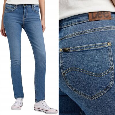 Lee SCARLETT SKINNY Vintage Mid RURKI ELASTYCZNY BLUE DżINS W30 L31 Lee SCARLETT SKINNY Vintage Mid RURKI ELASTYCZNY BLUE DżINS W30 L31