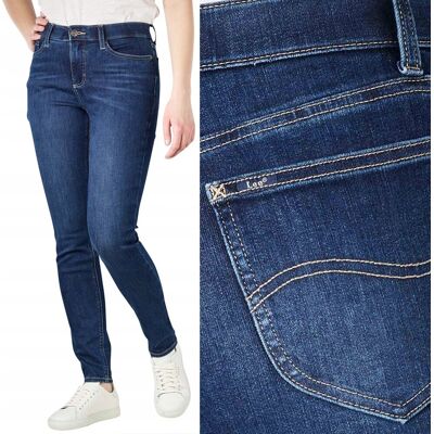 Lee SKINNY ULTRA LUX COMFORT Eclipse WYGODNE RURKI CIEMNY DżINS W27 L31 Lee SKINNY ULTRA LUX COMFORT Eclipse WYGODNE RURKI CIEMNY DżINS W27 L31