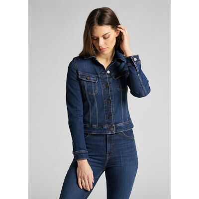 Lee Slim Rider Damska Kurtka Jeansowa Dark Hunt L541Mohw-Xs Lee Slim Rider Damska Kurtka Jeansowa Dark Hunt L541Mohw-Xs
