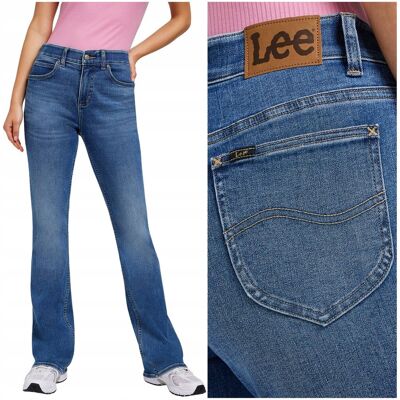 Lee ULC BOOTCUT DżINS wygodne rozszerzane damskie spodnie jeansowe W30 L33 Lee ULC BOOTCUT DżINS wygodne rozszerzane damskie spodnie jeansowe W30 L33