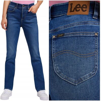 Lee ULC STRAIGHT DżINS wygodne proste damskie spodnie jeansowe W28 L31 Lee ULC STRAIGHT DżINS wygodne proste damskie spodnie jeansowe W28 L31