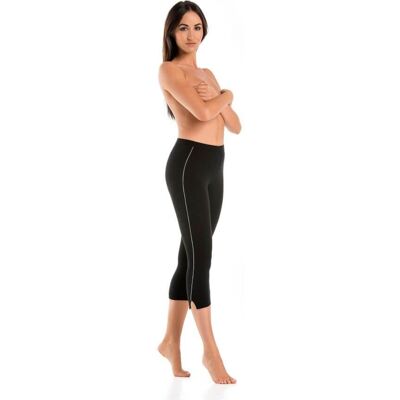 Legginsy bawełniane Athletico 3/4 czarne, Teyli Legginsy bawełniane Athletico 3/4 czarne, Teyli