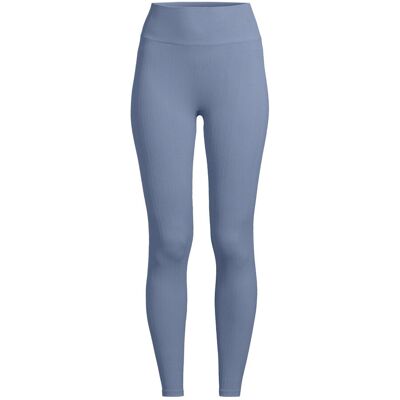 Legginsy CASALL Multi Rib Seamless High Waist Tights niebieski Legginsy CASALL Multi Rib Seamless High Waist Tights niebieski