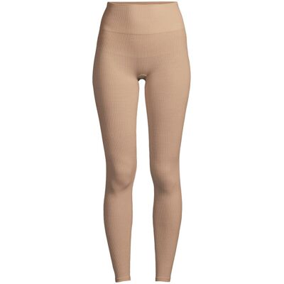 Legginsy CASALL Wool Rib Tights beżowy M Legginsy CASALL Wool Rib Tights beżowy M