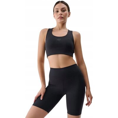 Legginsy damskie 4F F020 głęboka czerń 4FRSS25TFSTF020 20S XS XS Legginsy damskie 4F F020 głęboka czerń 4FRSS25TFSTF020 20S XS XS