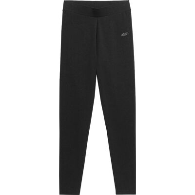 Legginsy damskie 4F - Głęboka czerń, Wysoki stan, Elastyczne, Do kostek Legginsy damskie 4F - Głęboka czerń, Wysoki stan, Elastyczne, Do kostek