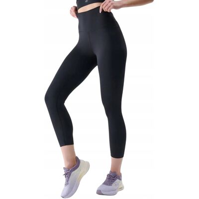 Legginsy sportowe damskie 7/8 czarne 4F - Leggings Legginsy sportowe damskie 7/8 czarne 4F - Leggings