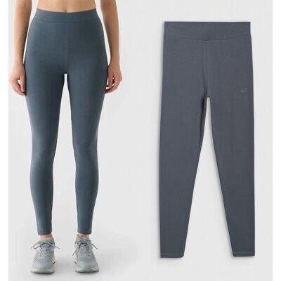 Legginsy Damskie 4F Spodnie Dzianinowe z wysokim stanem Antracyt 4FWAW25TTIGF248 XL Szary Legginsy Damskie 4F Spodnie Dzianinowe z wysokim stanem Antracyt 4FWAW25TTIGF248 XL Szary