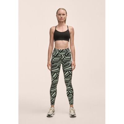 Legginsy damskie Casall Essential Printed Tights zielone S Legginsy damskie Casall Essential Printed Tights zielone S