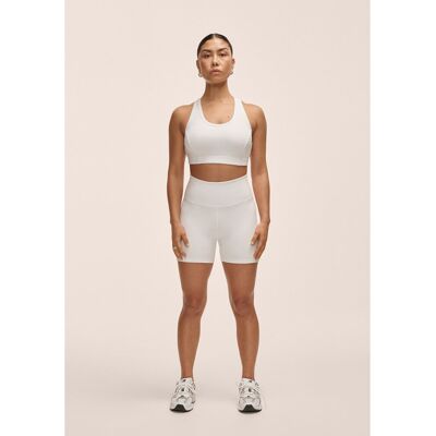 Legginsy damskie Casall Grace High Waist Hot Pant biały L Legginsy damskie Casall Grace High Waist Hot Pant biały L