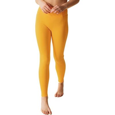 Inny producent Legginsy damskie Girlfriend Collective Compressive z wysokim stanem żółte-XL Inny producent Legginsy damskie Girlfriend Collective Compressive z wysokim stanem żółte-XL
