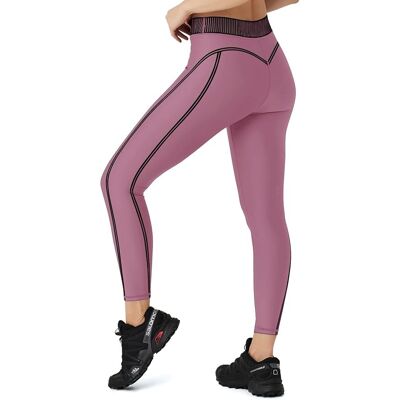Inny producent Legginsy Damskie Sportowe Do Jogi Z Wysokim Stanem Kryjące Różowe S Inny producent Legginsy Damskie Sportowe Do Jogi Z Wysokim Stanem Kryjące Różowe S