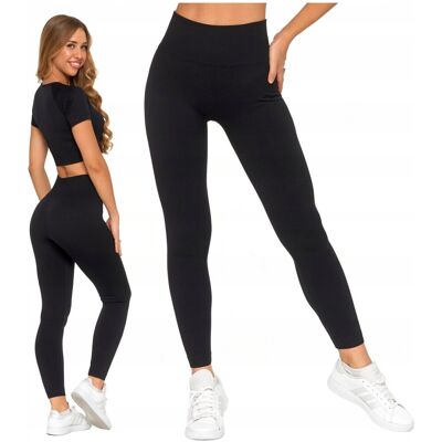 Legginsy Damskie Sportowe Wysoki Stan Kryjące Elastyczne Wygodne MORAJ L/XL Legginsy Damskie Sportowe Wysoki Stan Kryjące Elastyczne Wygodne MORAJ L/XL