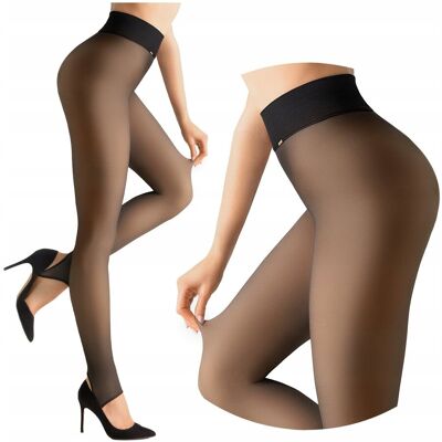 Inny producent Legginsy Damskie Termiczne Ocieplane Futerkiem Ciepłe Czarne Legs L/XL Inny producent Legginsy Damskie Termiczne Ocieplane Futerkiem Ciepłe Czarne Legs L/XL