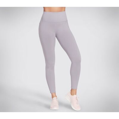 Legginsy damskie z wysokim stanem Skechers Gowalk HW Legging II szare S Legginsy damskie z wysokim stanem Skechers Gowalk HW Legging II szare S