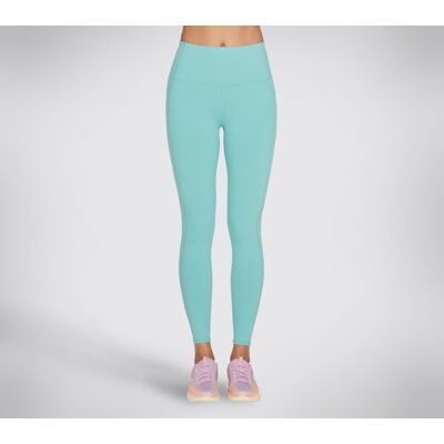 Legginsy damskie z wysokim stanem Skechers Gowalk Legging II niebieskie XS Legginsy damskie z wysokim stanem Skechers Gowalk Legging II niebieskie XS