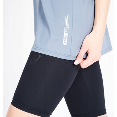 inna (Inny) Legginsy krótkie spodenki damskie biker czarne CUNA 2XL inna (Inny) Legginsy krótkie spodenki damskie biker czarne CUNA 2XL