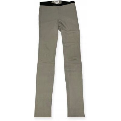 inna (Inny) Legginsy skórkowe damskie szare HELMUT LANG XS inna (Inny) Legginsy skórkowe damskie szare HELMUT LANG XS