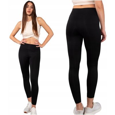 Inny producent Legginsy sportowe damskie z wysokim stanem do biegania do jogi Sielei S Inny producent Legginsy sportowe damskie z wysokim stanem do biegania do jogi Sielei S